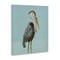 Stupell Industries Coastal Pelican Muted Blue Canvas, design by Julie DeRice